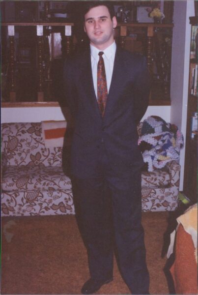 This must of been some sort of grad… I never used to wear a suit!